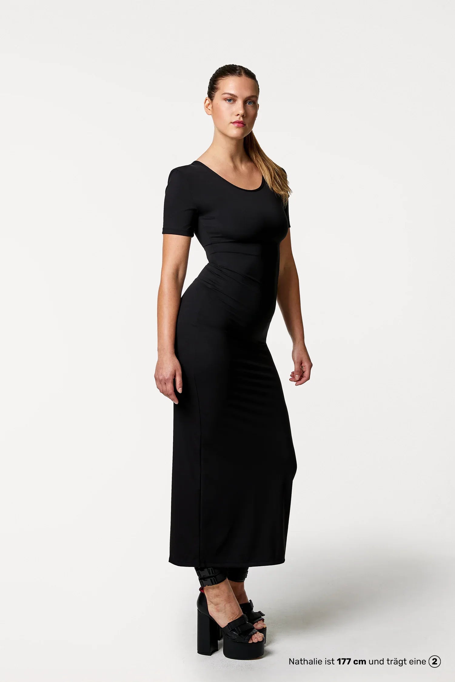 Short Sleeve Maxi Dress - Buttz