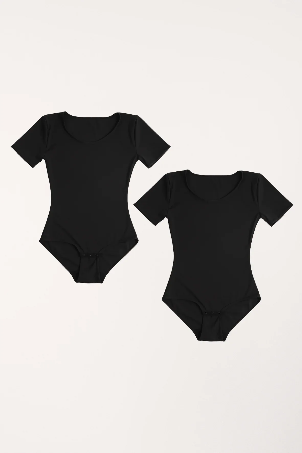 2er Body T-Shirt Scoop Neck Brief - Buttz