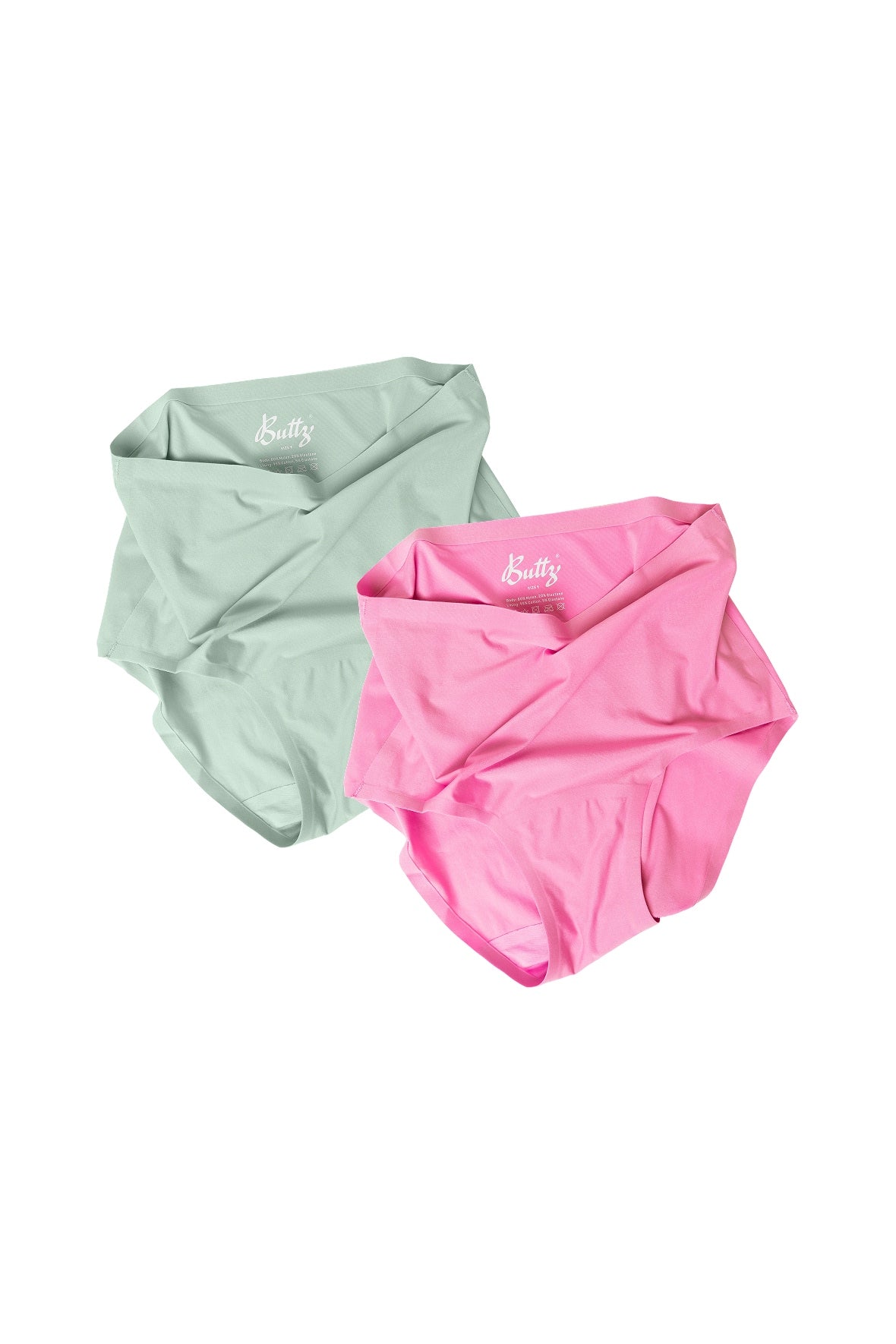 2er High Elastics Brief »Strawberry Matcha«