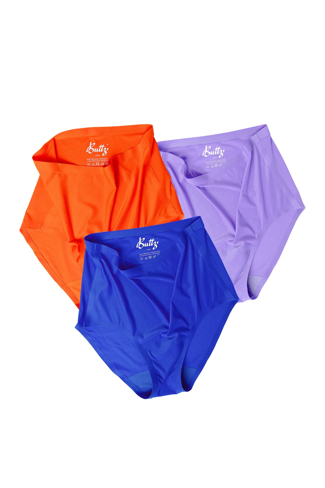 3-Pack High Elastic Briefs "Gimme Colours"