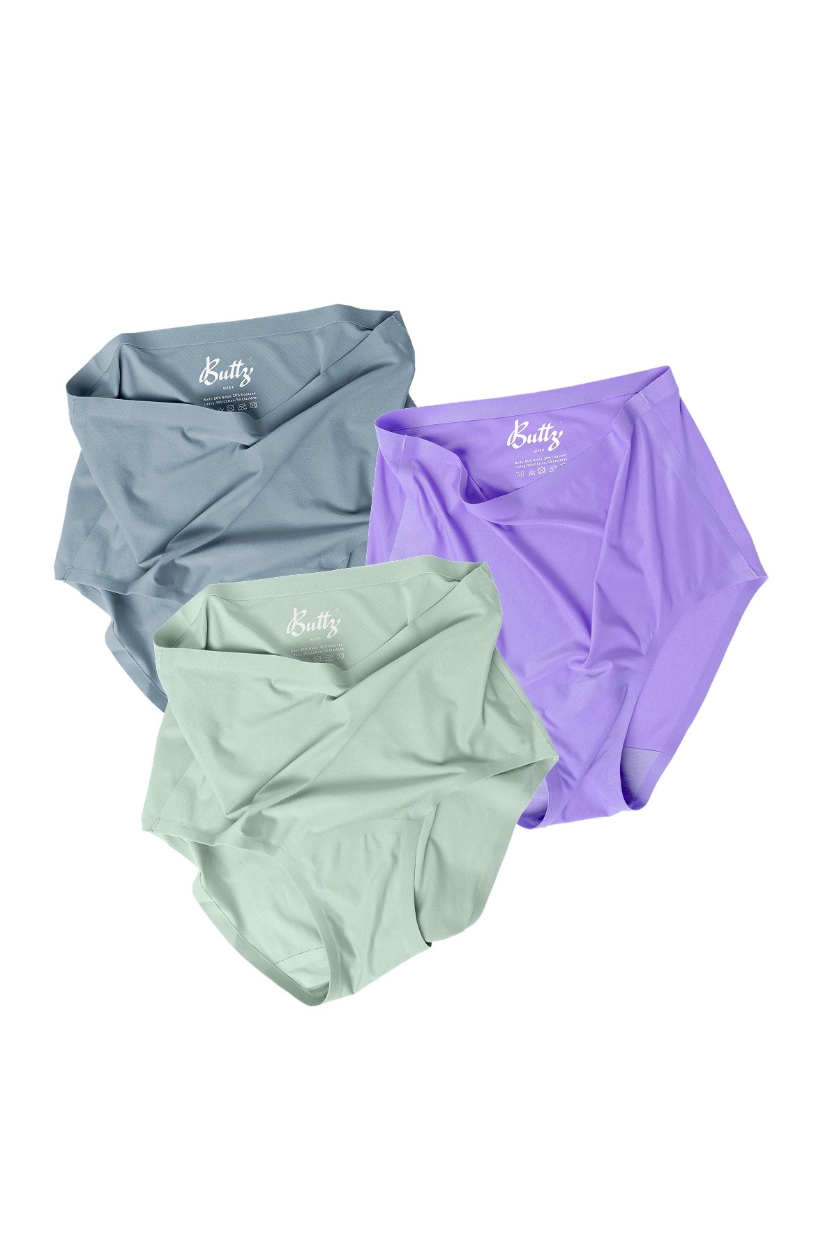 3er Pack High Elastics Brief »Cool Swirl«