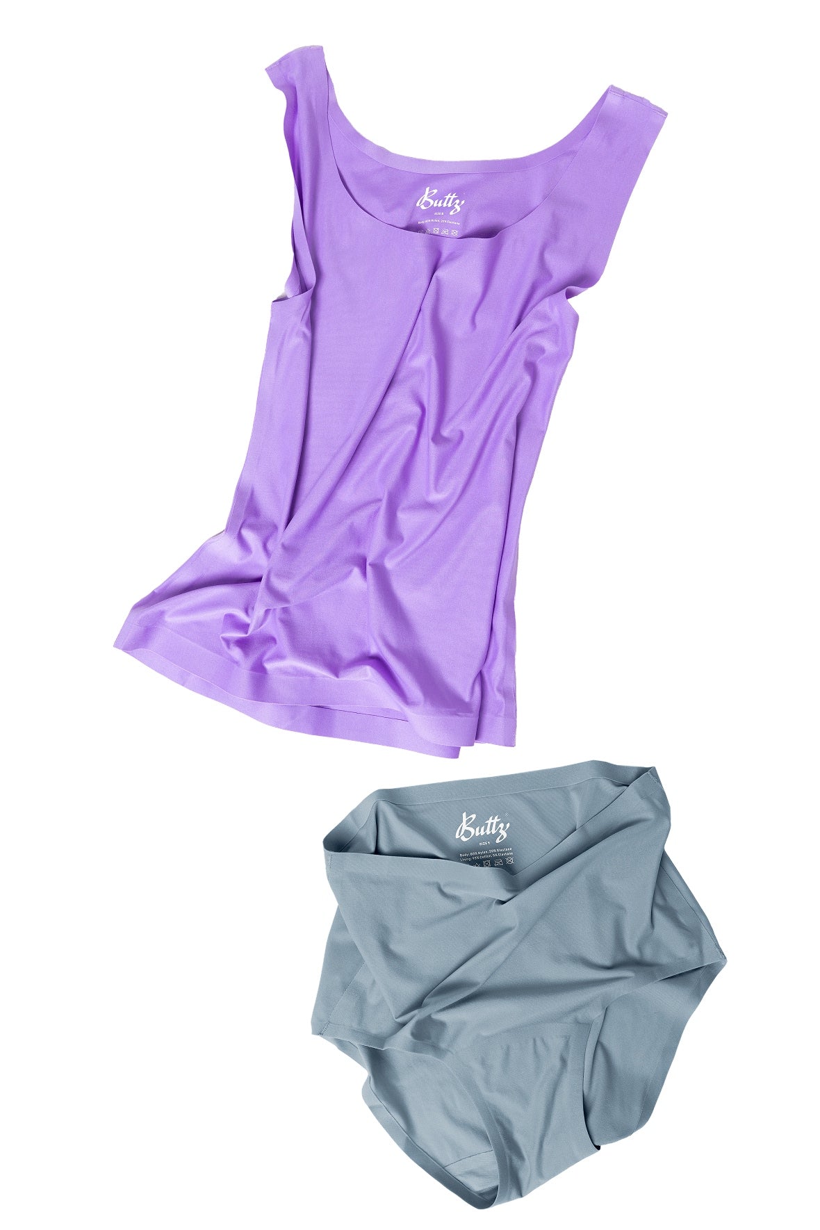 2er Pack High Elastics Tank Top + Brief