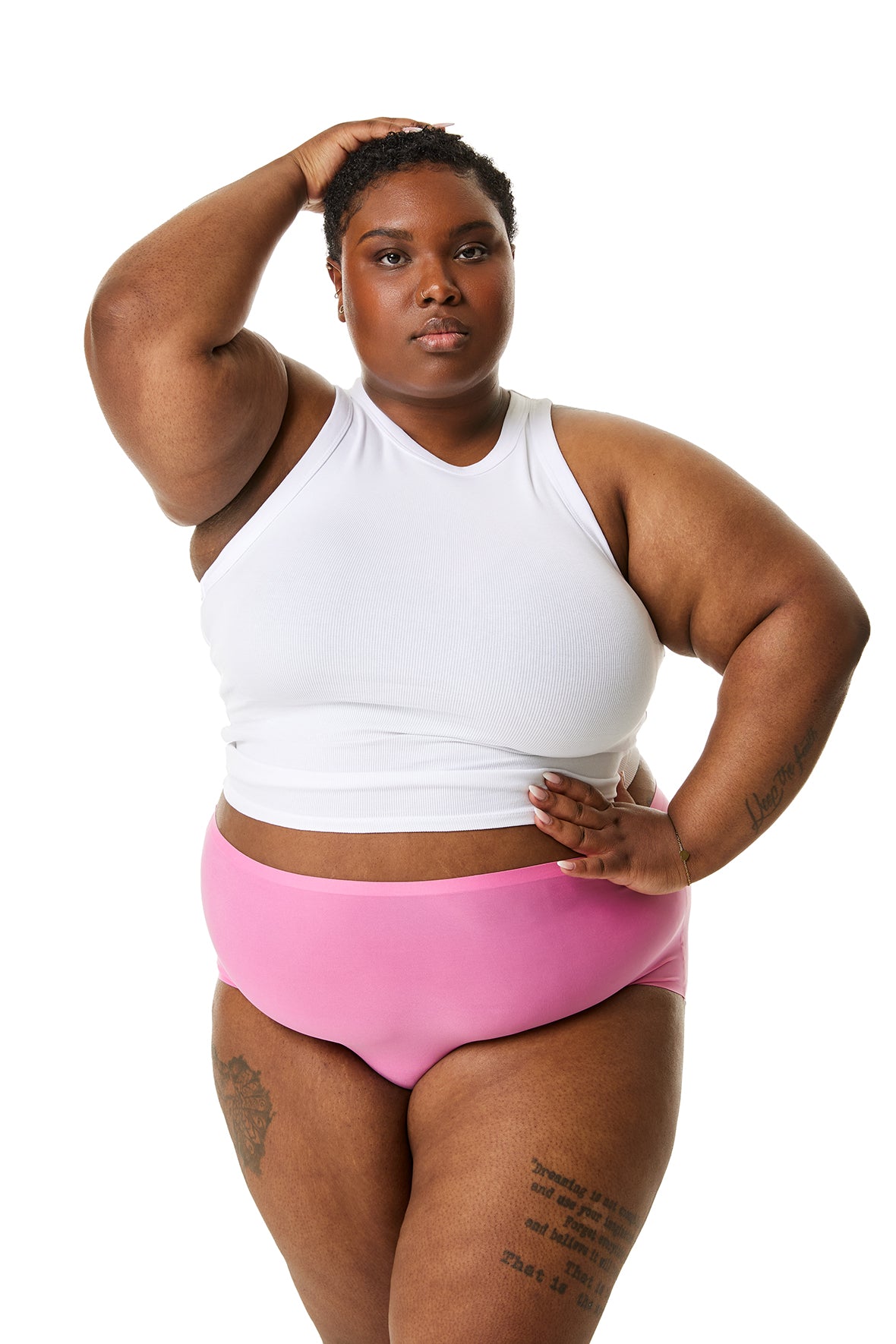 2er High Elastics Brief »Strawberry Matcha«