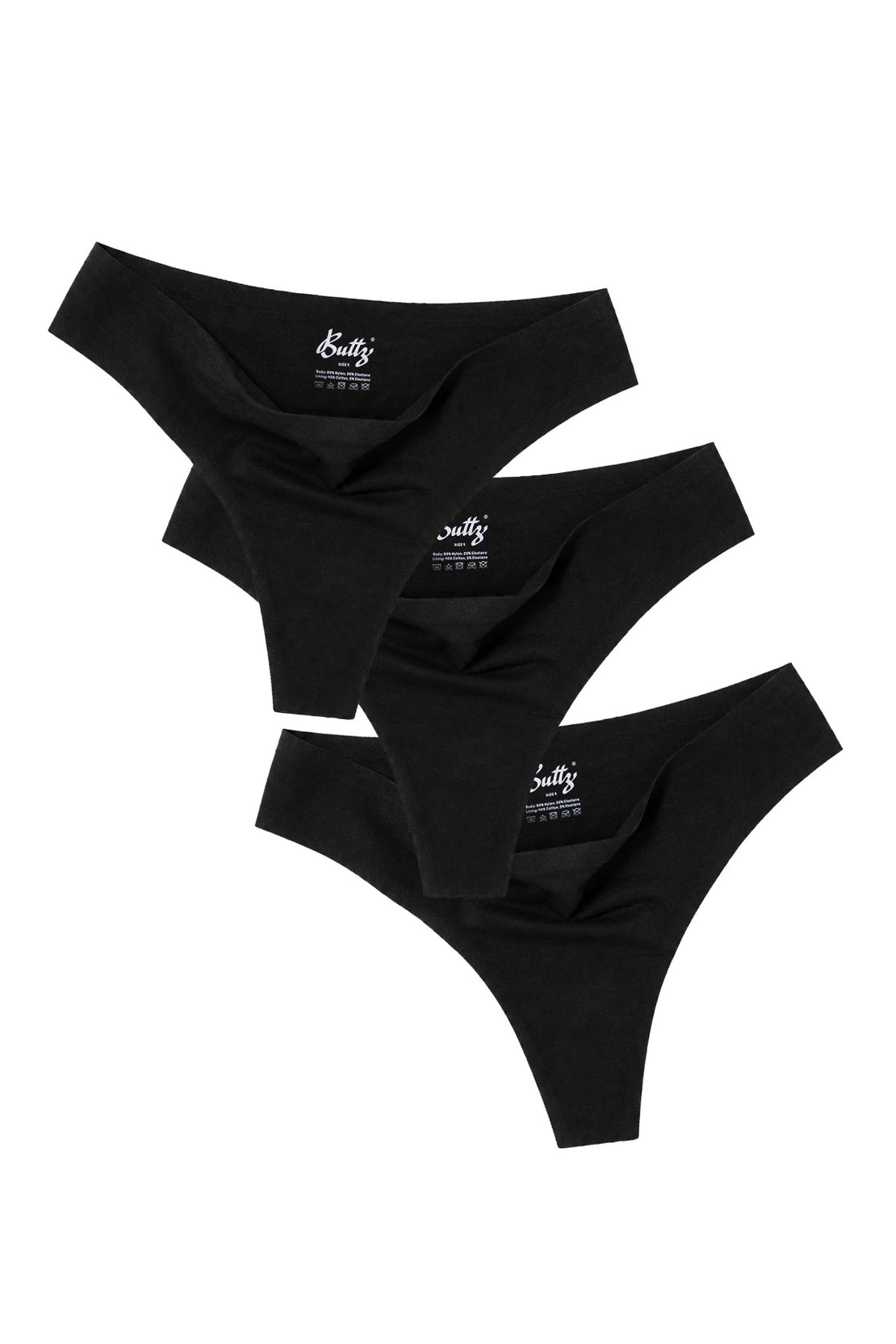 3er High Elastics Cotton Strings