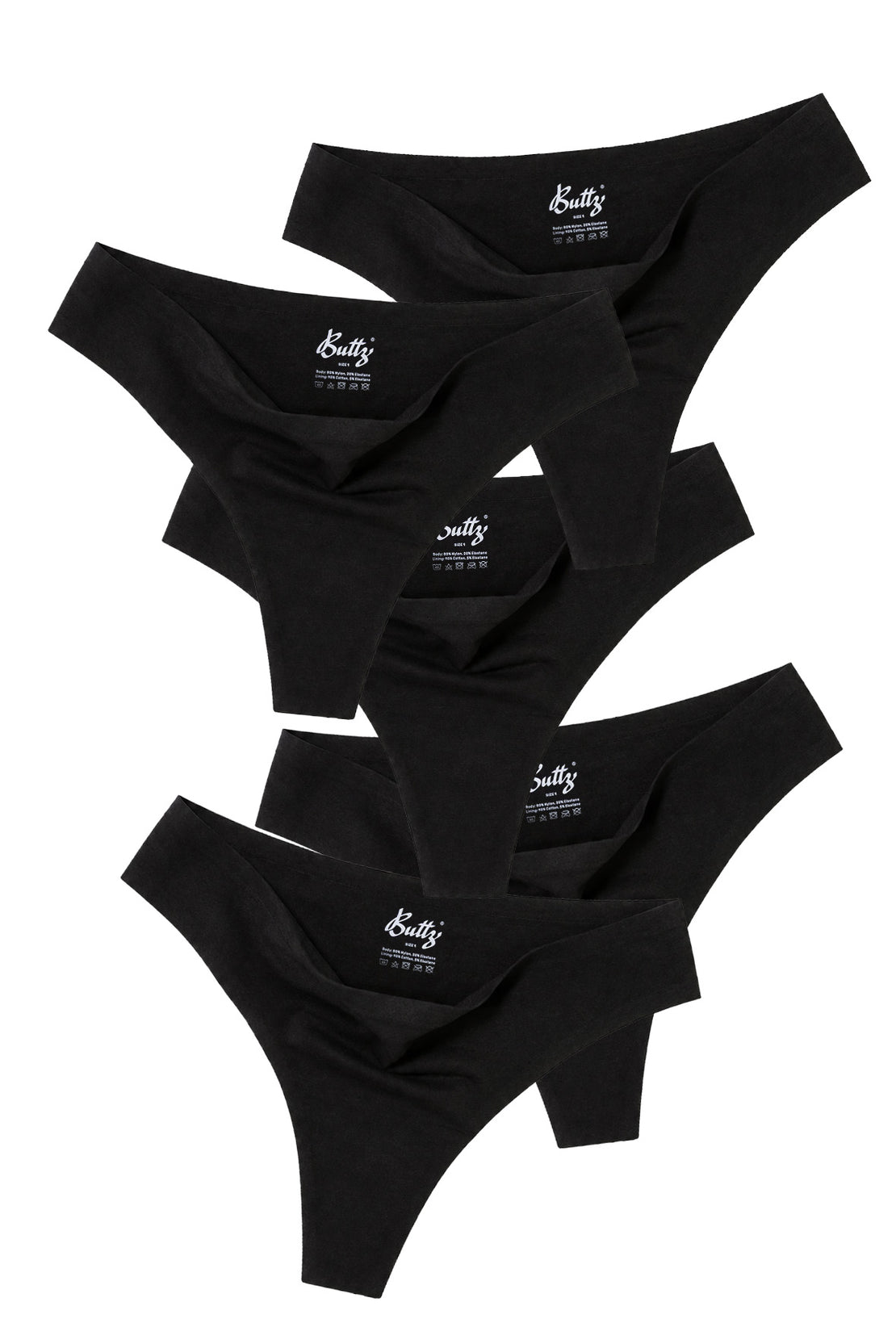 5er High Elastics Cotton Strings